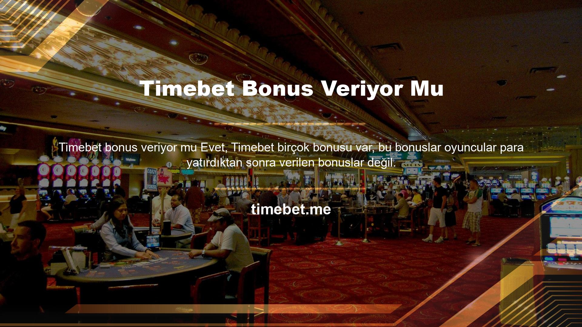 Timebet, hoşgeldin bonusunun yanı sıra kötü günlerde oyuncuları yenilemek için indirimli bonuslar da sunuyor