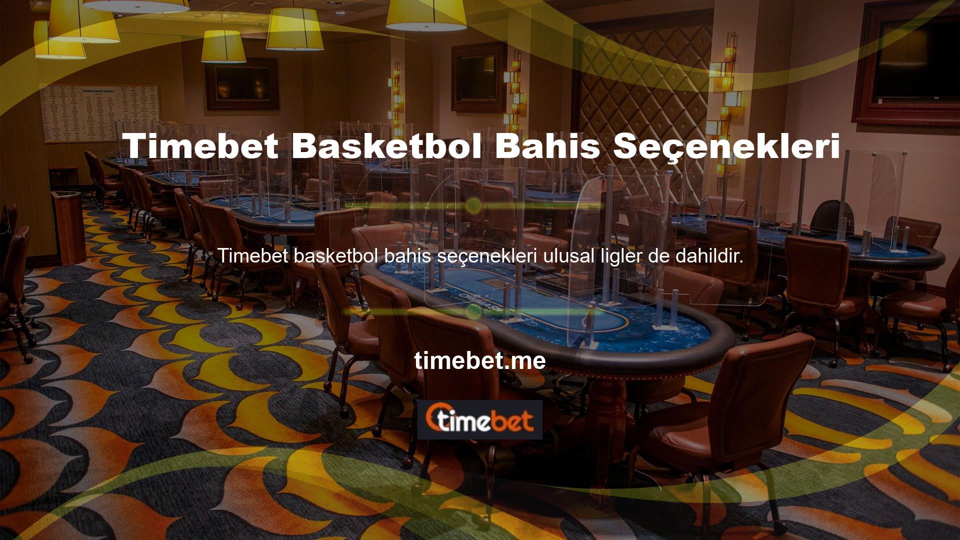 Konu basketbol olunca Timebet, dünyanın bir numaralı NBA'i için de özel bir menü hazırladı